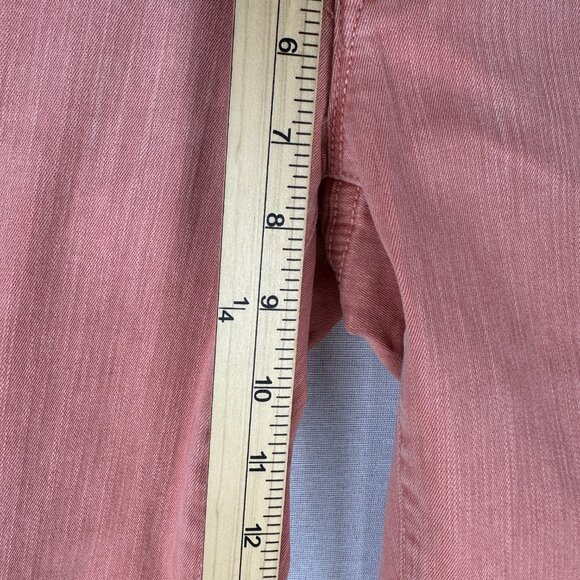 JESSICA SIMPSON WOMEN'S PINK ROLL CROP SKINNY MID RISE CASUAL STRETCH JEANS 4/27 - Picture 7 of 10